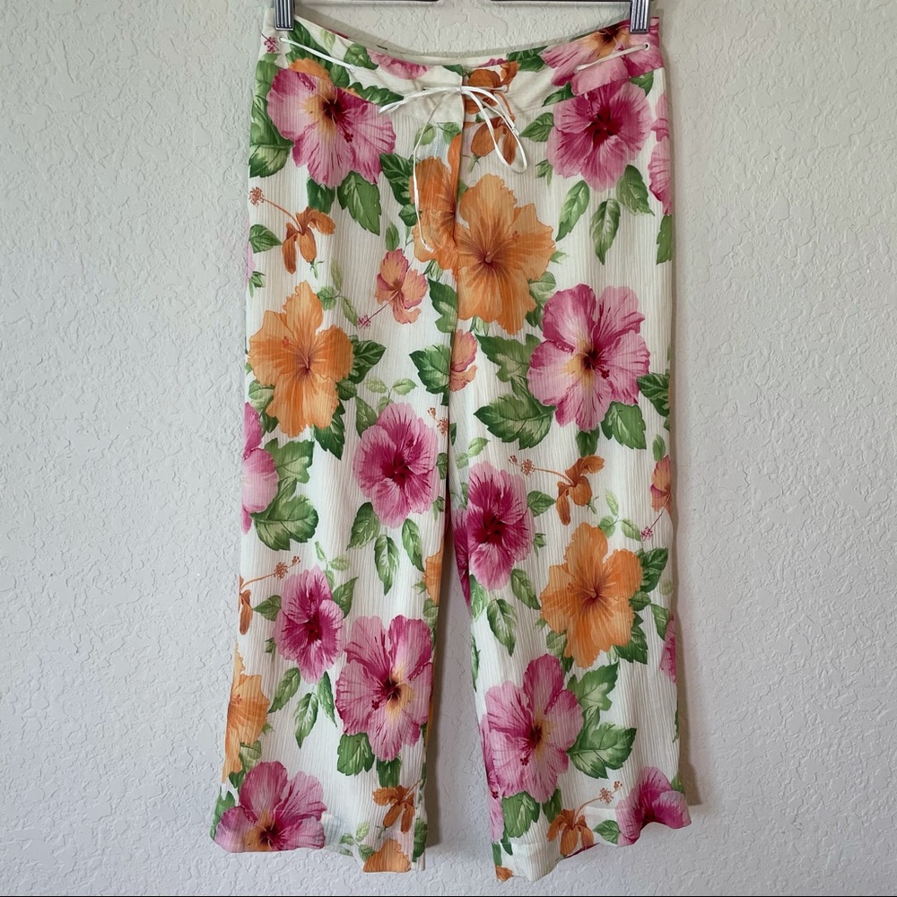 TOMMY BAHAMA | CAPRI SIZE 6, 55% Silk 45% Cotton